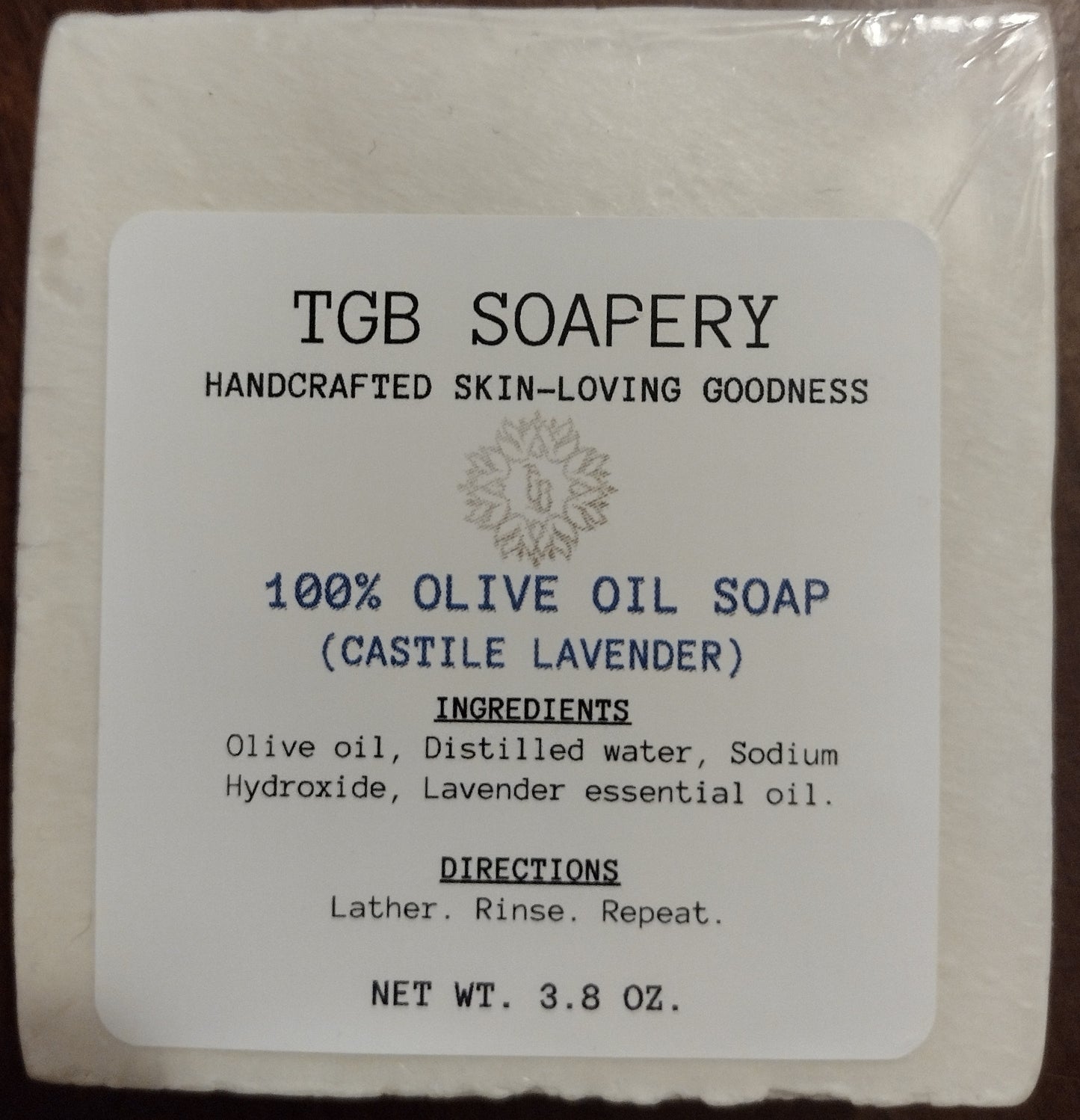 100% Olive Oil (Castile) Soap